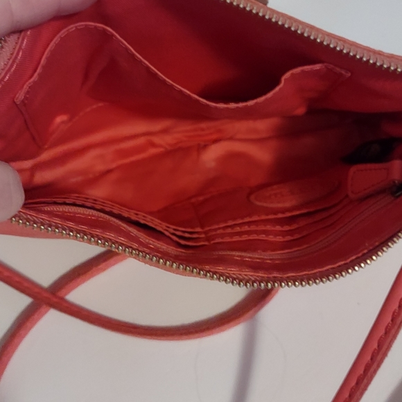 Fossil Erin Crossbody purse Salmon pink - Picture 4 of 10